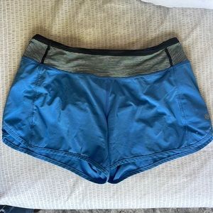 Blue Lululemon Running Shorts